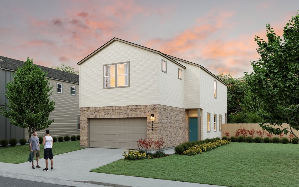 A5 - 4 bedroom floorplan layout with 2.5 bathrooms and 1784 square feet (Exterior 3)